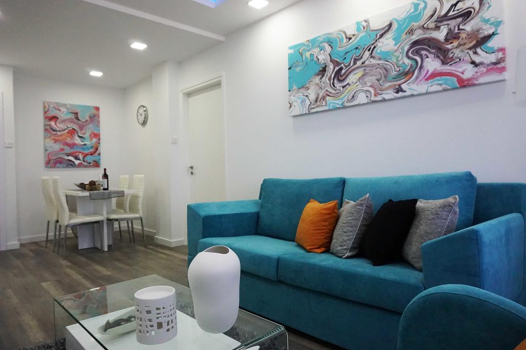 Lazuli Sea View Beachfront Ap 43 Lárnaka Kültér fotó