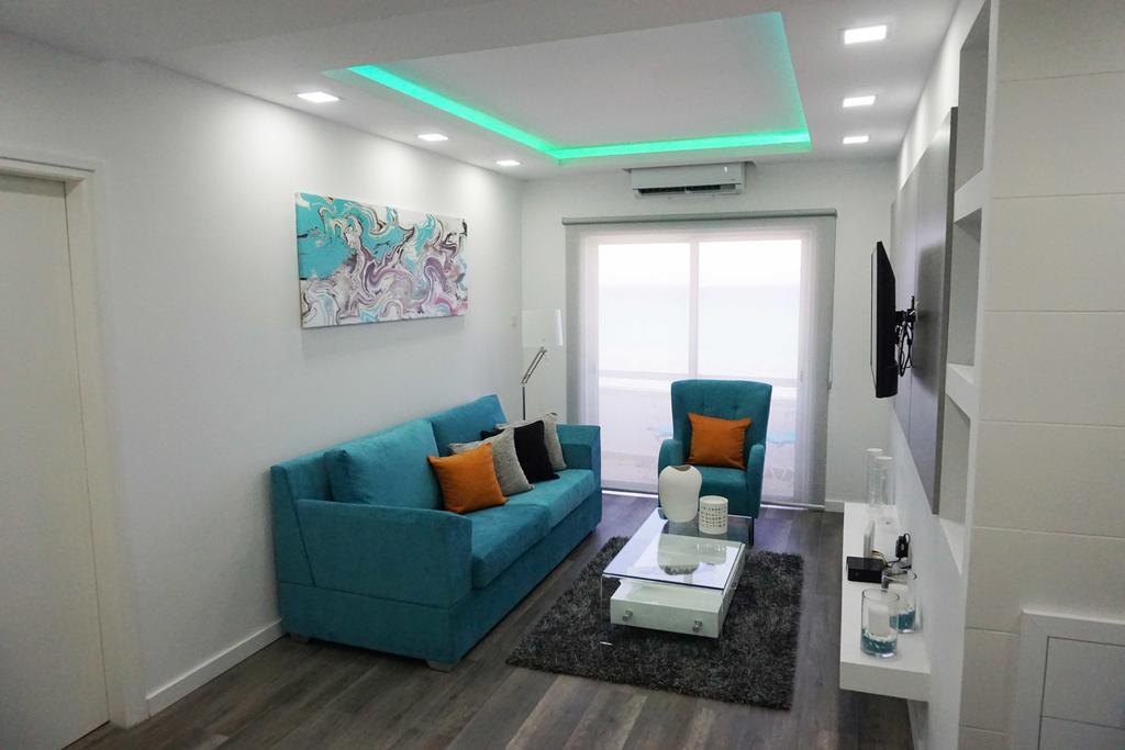 Lazuli Sea View Beachfront Ap 43 Lárnaka Kültér fotó