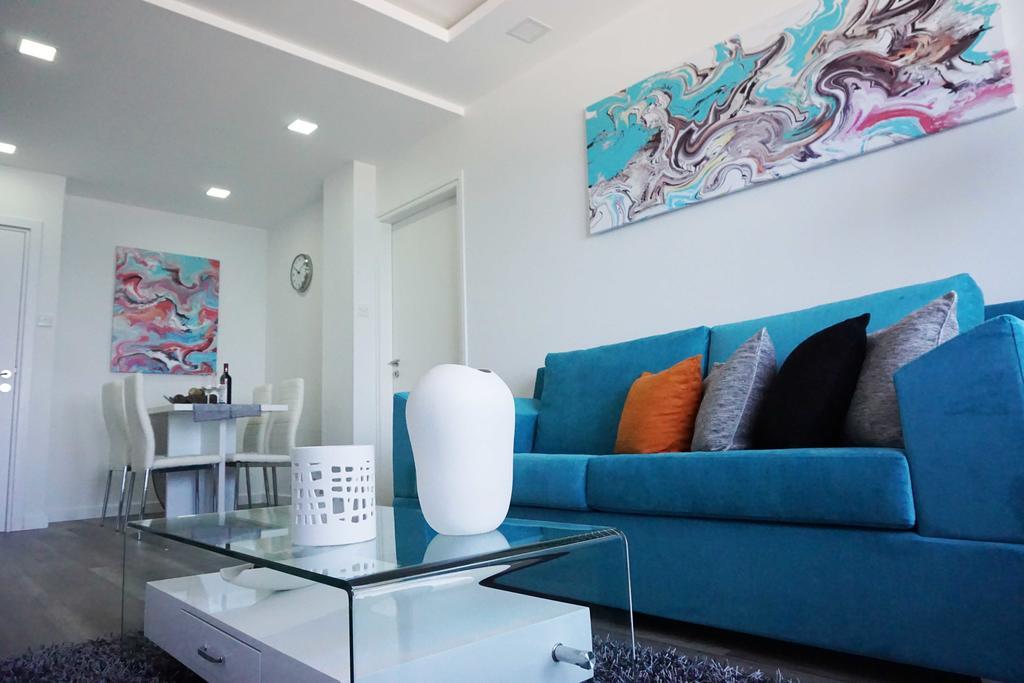 Lazuli Sea View Beachfront Ap 43 Lárnaka Kültér fotó